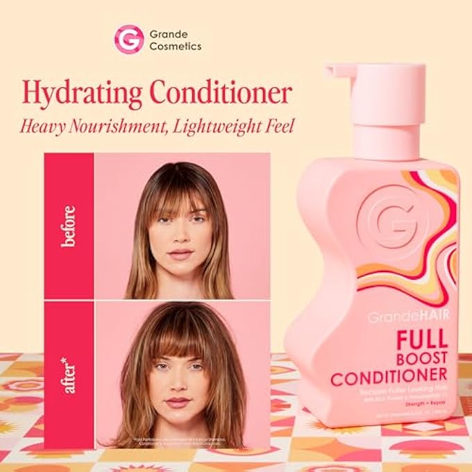 Grande Cosmetics CONDITIONER FOR WOMEN, CLEANSES, EXFOLIATES & REDUCES FALLOUT FOR FULLER LOOKING HAIR, SULFATE-FREE - Image 2